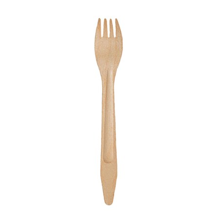 Smarty Had A Party Natural Birch Eco-Friendly Disposable Dinner Forks (600 Forks), 600PK 4661FK-CASE